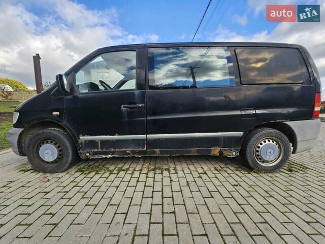 Черный Мерседес Вито, объемом двигателя 2.15 л и пробегом 260 тыс. км за 2161 $, фото 2 на Automoto.ua