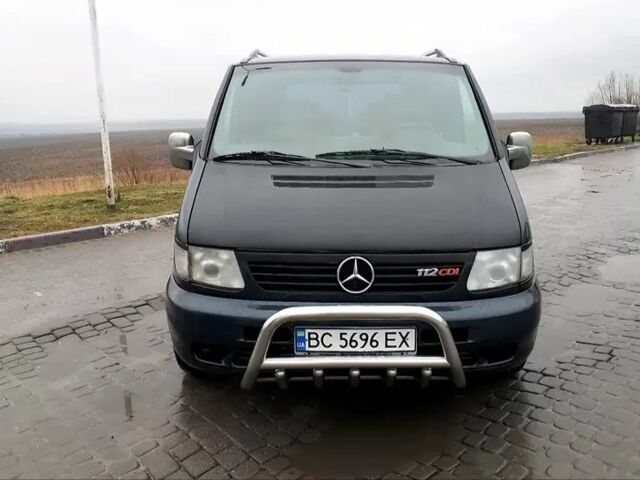 Черный Мерседес Вито, объемом двигателя 2.1 л и пробегом 287 тыс. км за 2800 $, фото 3 на Automoto.ua