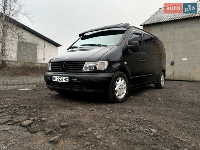 Черный Мерседес Вито, объемом двигателя 2.15 л и пробегом 480 тыс. км за 6300 $, фото 12 на Automoto.ua