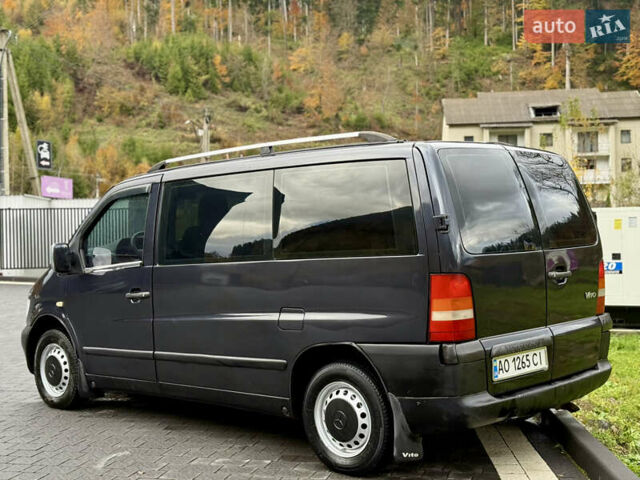 Черный Мерседес Вито, объемом двигателя 2.2 л и пробегом 370 тыс. км за 4699 $, фото 16 на Automoto.ua