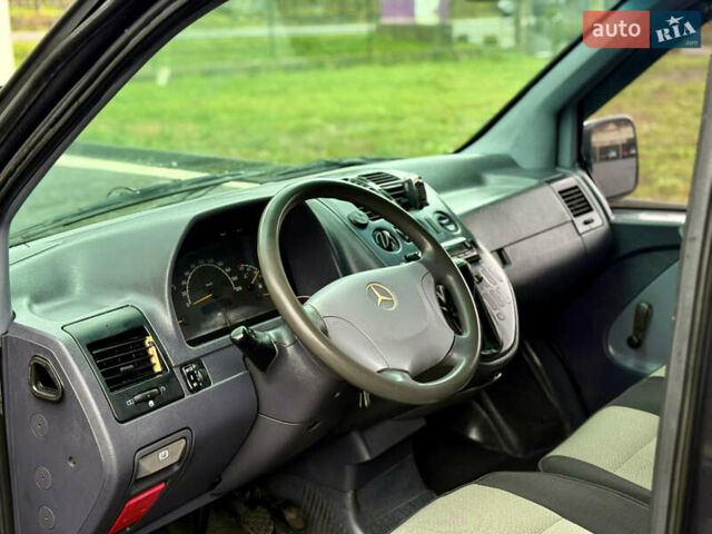 Черный Мерседес Вито, объемом двигателя 2.2 л и пробегом 370 тыс. км за 4699 $, фото 36 на Automoto.ua