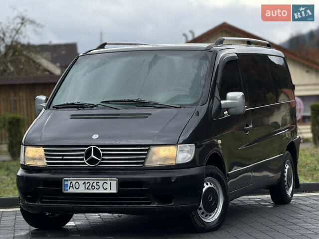 Черный Мерседес Вито, объемом двигателя 2.2 л и пробегом 370 тыс. км за 4699 $, фото 1 на Automoto.ua