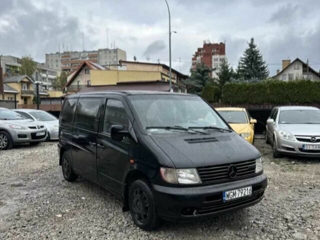 Черный Мерседес Вито, объемом двигателя 2.3 л и пробегом 340 тыс. км за 1900 $, фото 1 на Automoto.ua