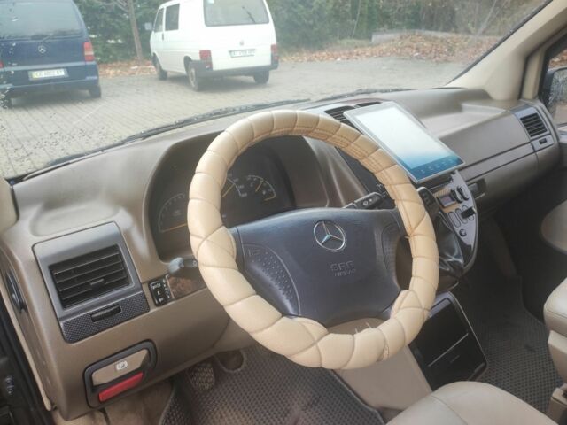 Черный Мерседес Вито, объемом двигателя 2.2 л и пробегом 340 тыс. км за 5100 $, фото 10 на Automoto.ua