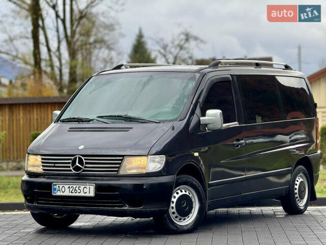 Черный Мерседес Вито, объемом двигателя 2.2 л и пробегом 370 тыс. км за 4699 $, фото 3 на Automoto.ua