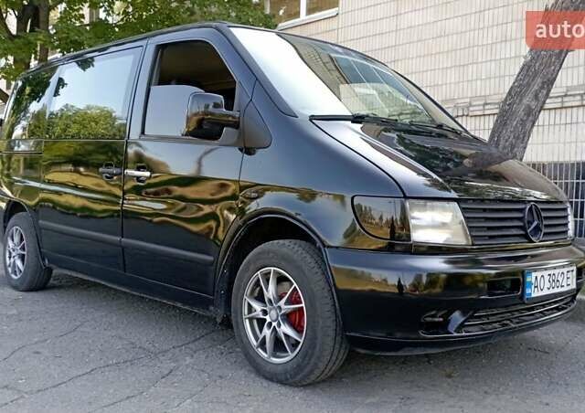 Чорний Мерседес Віто, об'ємом двигуна 2.2 л та пробігом 342 тис. км за 5200 $, фото 8 на Automoto.ua