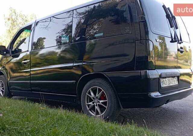Чорний Мерседес Віто, об'ємом двигуна 2.2 л та пробігом 342 тис. км за 5200 $, фото 3 на Automoto.ua