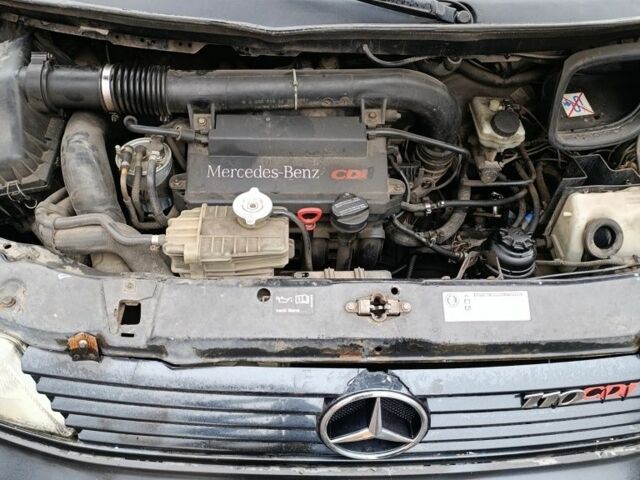 Черный Мерседес Вито, объемом двигателя 2 л и пробегом 340 тыс. км за 2699 $, фото 1 на Automoto.ua