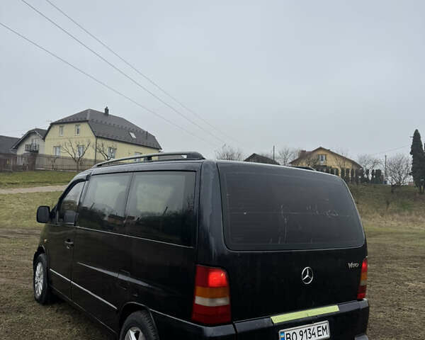 Черный Мерседес Вито, объемом двигателя 2.15 л и пробегом 400 тыс. км за 3700 $, фото 3 на Automoto.ua