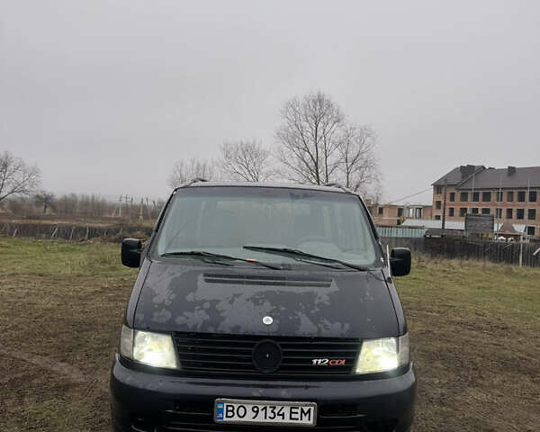 Черный Мерседес Вито, объемом двигателя 2.15 л и пробегом 400 тыс. км за 3700 $, фото 1 на Automoto.ua