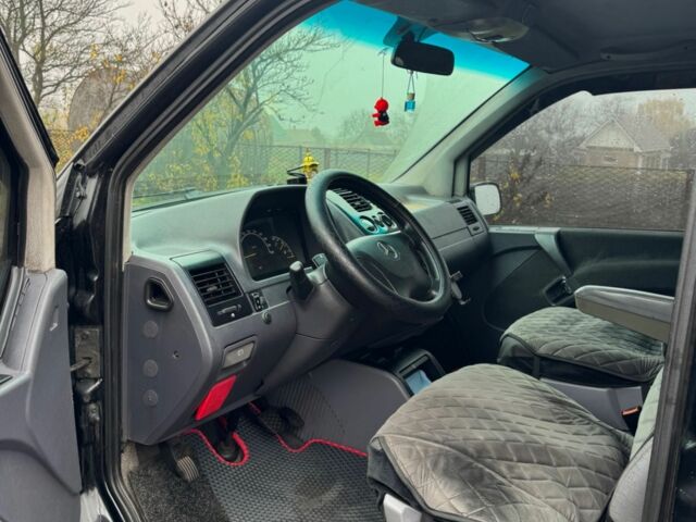 Черный Мерседес Вито, объемом двигателя 2.2 л и пробегом 360 тыс. км за 6000 $, фото 5 на Automoto.ua