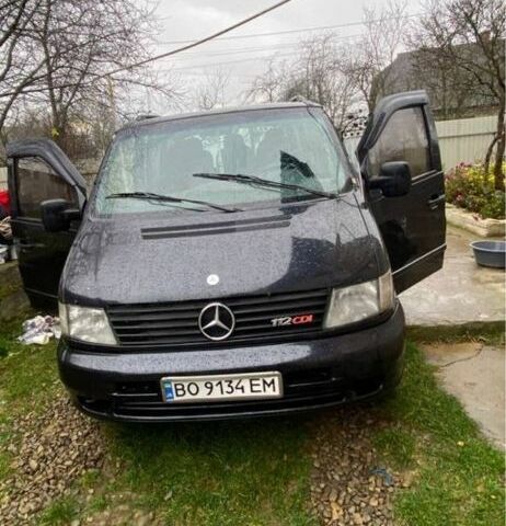 Чорний Мерседес Віто, об'ємом двигуна 2.1 л та пробігом 600 тис. км за 3500 $, фото 1 на Automoto.ua