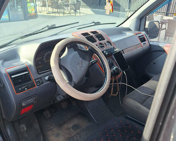 Черный Мерседес Вито, объемом двигателя 2.15 л и пробегом 300 тыс. км за 4500 $, фото 3 на Automoto.ua