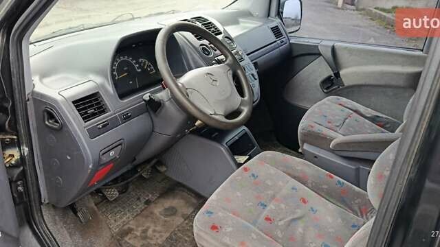 Черный Мерседес Вито, объемом двигателя 2.15 л и пробегом 280 тыс. км за 8000 $, фото 17 на Automoto.ua