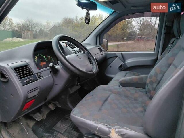 Черный Мерседес Вито, объемом двигателя 2.2 л и пробегом 489 тыс. км за 5200 $, фото 14 на Automoto.ua