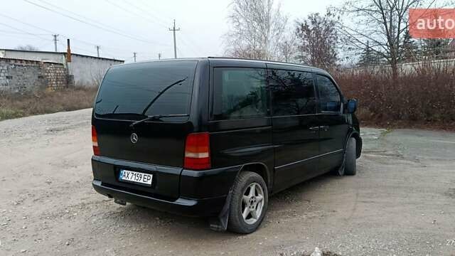 Черный Мерседес Вито, объемом двигателя 2.15 л и пробегом 280 тыс. км за 8000 $, фото 4 на Automoto.ua