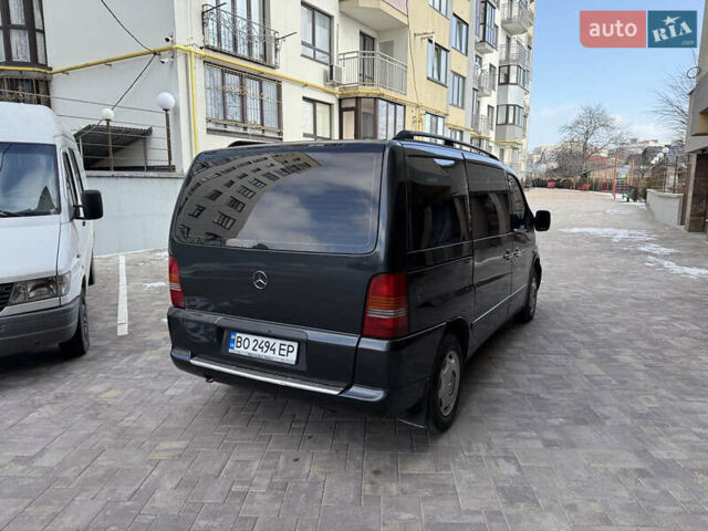 Черный Мерседес Вито, объемом двигателя 2.15 л и пробегом 347 тыс. км за 5200 $, фото 3 на Automoto.ua