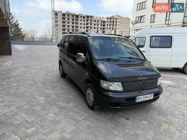 Черный Мерседес Вито, объемом двигателя 2.15 л и пробегом 347 тыс. км за 5200 $, фото 2 на Automoto.ua