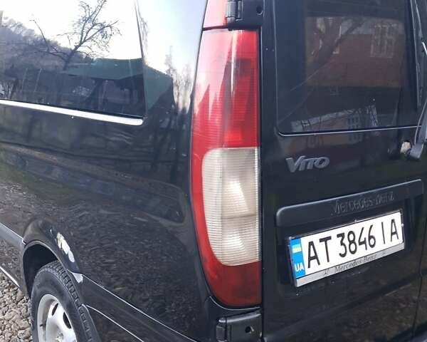Чорний Мерседес Віто, об'ємом двигуна 2.15 л та пробігом 530 тис. км за 5800 $, фото 19 на Automoto.ua