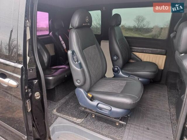 Черный Мерседес Вито, объемом двигателя 2.15 л и пробегом 550 тыс. км за 6500 $, фото 1 на Automoto.ua