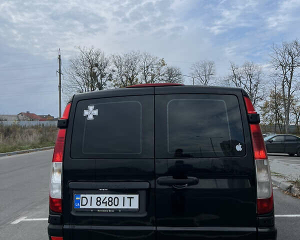 Черный Мерседес Вито, объемом двигателя 2.15 л и пробегом 547 тыс. км за 5900 $, фото 9 на Automoto.ua