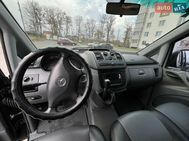 Черный Мерседес Вито, объемом двигателя 2.15 л и пробегом 547 тыс. км за 5900 $, фото 14 на Automoto.ua