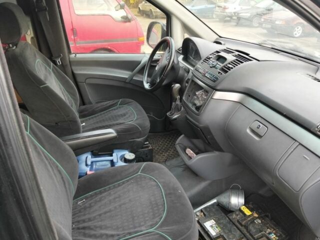 Черный Мерседес Вито, объемом двигателя 2.1 л и пробегом 264 тыс. км за 4650 $, фото 2 на Automoto.ua