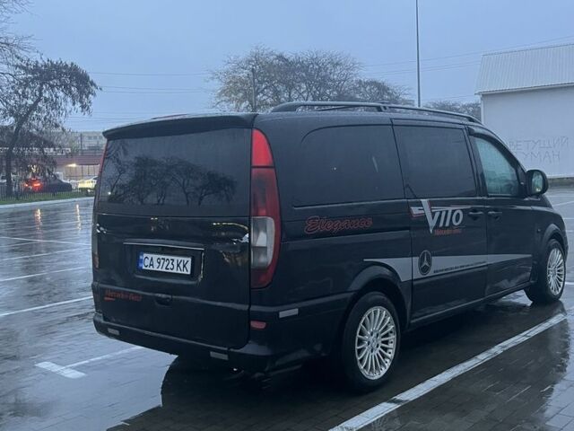 Черный Мерседес Вито, объемом двигателя 2.1 л и пробегом 480 тыс. км за 5500 $, фото 3 на Automoto.ua