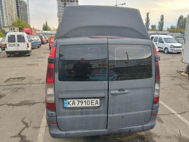 Черный Мерседес Вито, объемом двигателя 2.1 л и пробегом 264 тыс. км за 4650 $, фото 6 на Automoto.ua