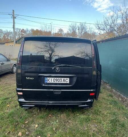 Черный Мерседес Вито, объемом двигателя 2.15 л и пробегом 460 тыс. км за 8300 $, фото 5 на Automoto.ua