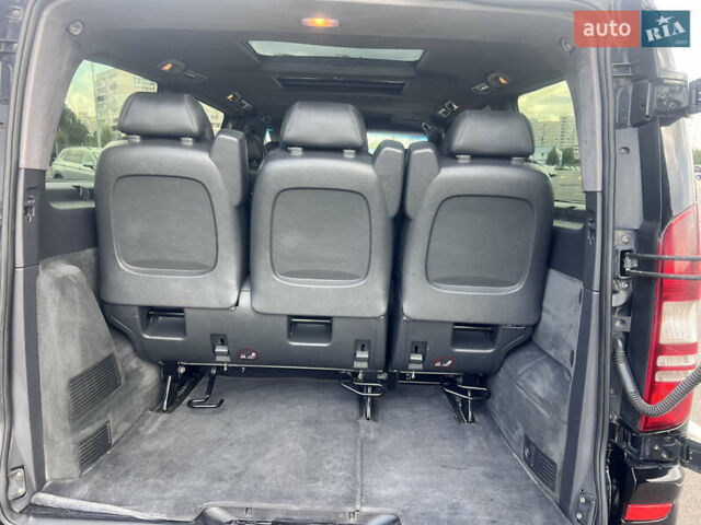 Черный Мерседес Вито, объемом двигателя 2.2 л и пробегом 521 тыс. км за 12600 $, фото 33 на Automoto.ua