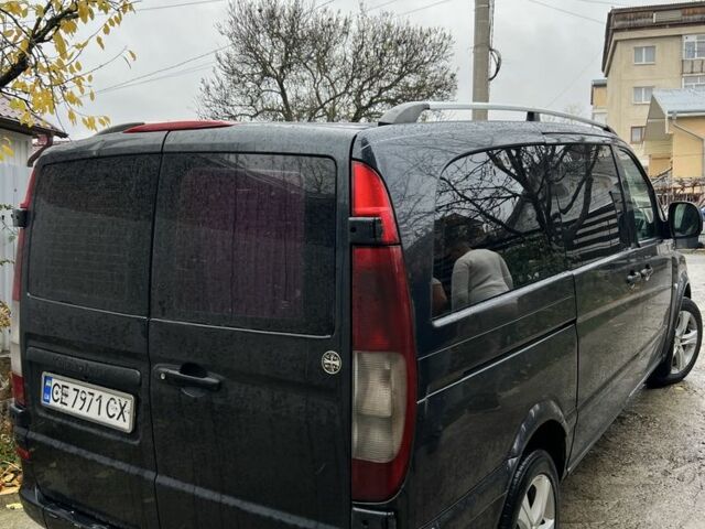 Черный Мерседес Вито, объемом двигателя 2.1 л и пробегом 420 тыс. км за 6000 $, фото 7 на Automoto.ua