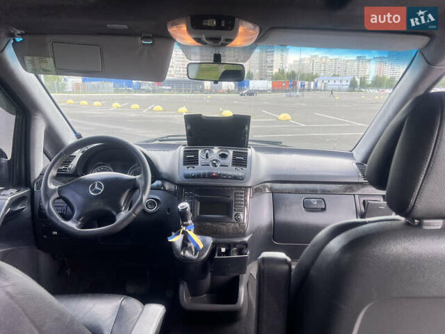 Черный Мерседес Вито, объемом двигателя 2.2 л и пробегом 521 тыс. км за 12600 $, фото 30 на Automoto.ua