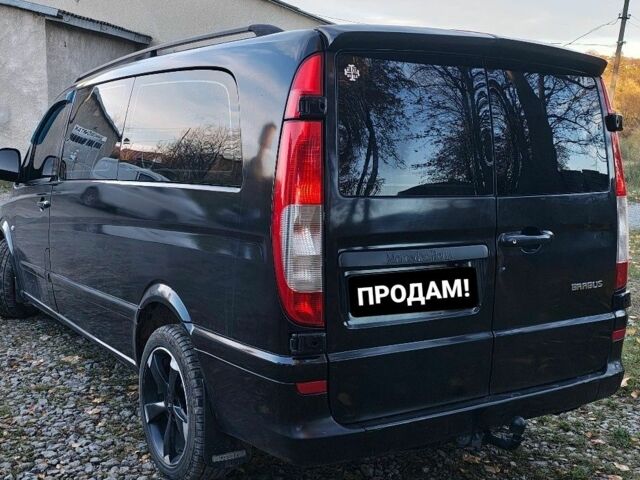 Черный Мерседес Вито, объемом двигателя 2.2 л и пробегом 396 тыс. км за 6700 $, фото 3 на Automoto.ua