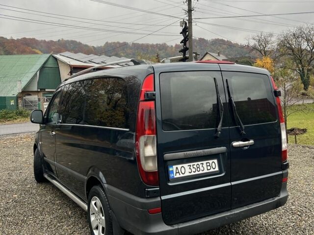 Черный Мерседес Вито, объемом двигателя 2.1 л и пробегом 371 тыс. км за 5900 $, фото 2 на Automoto.ua