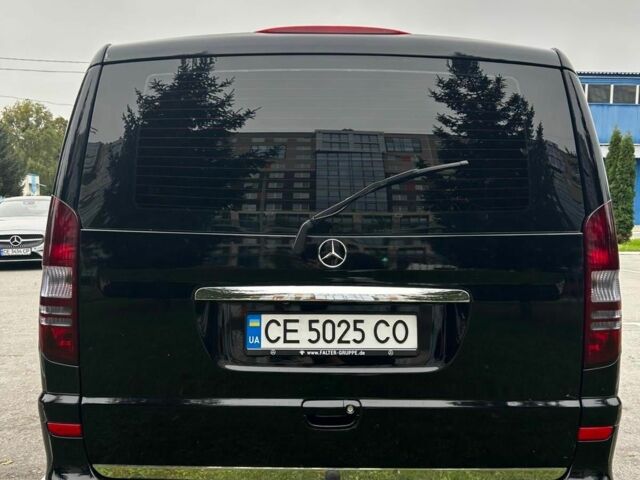 Черный Мерседес Вито, объемом двигателя 2.1 л и пробегом 300 тыс. км за 12700 $, фото 5 на Automoto.ua