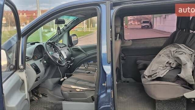 Черный Мерседес Вито, объемом двигателя 2.15 л и пробегом 470 тыс. км за 6750 $, фото 14 на Automoto.ua