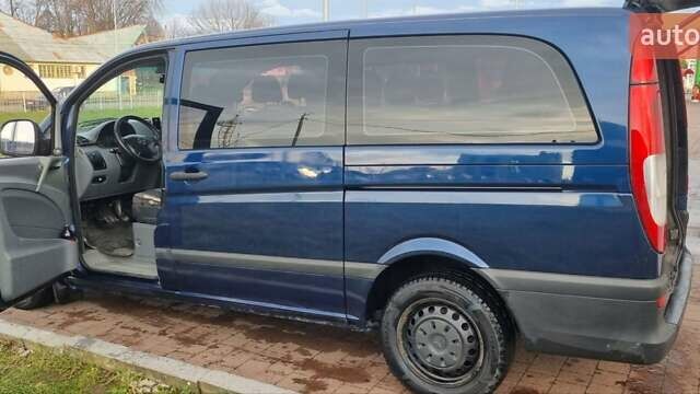 Черный Мерседес Вито, объемом двигателя 2.15 л и пробегом 470 тыс. км за 6750 $, фото 3 на Automoto.ua