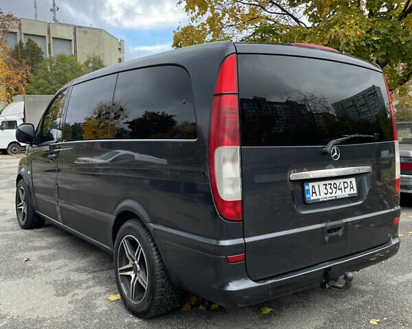 Черный Мерседес Вито, объемом двигателя 2.15 л и пробегом 438 тыс. км за 7900 $, фото 6 на Automoto.ua