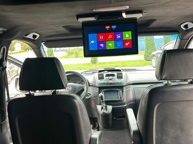 Черный Мерседес Вито, объемом двигателя 2.1 л и пробегом 300 тыс. км за 12700 $, фото 13 на Automoto.ua