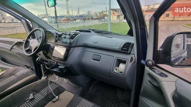 Черный Мерседес Вито, объемом двигателя 2.15 л и пробегом 470 тыс. км за 6750 $, фото 12 на Automoto.ua