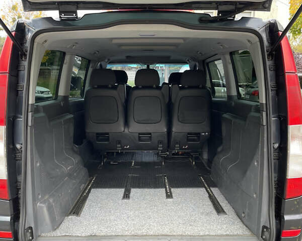 Черный Мерседес Вито, объемом двигателя 2.15 л и пробегом 438 тыс. км за 7900 $, фото 7 на Automoto.ua