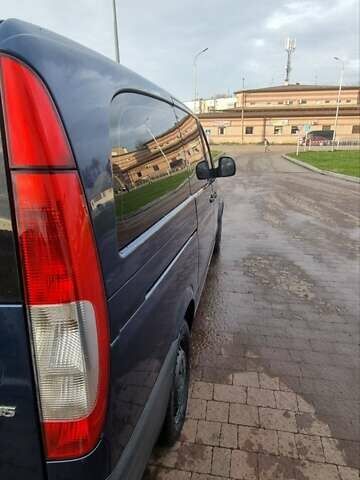 Черный Мерседес Вито, объемом двигателя 2.15 л и пробегом 470 тыс. км за 6750 $, фото 1 на Automoto.ua