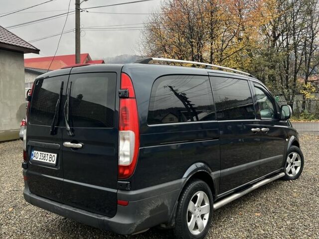 Черный Мерседес Вито, объемом двигателя 2.1 л и пробегом 371 тыс. км за 5900 $, фото 3 на Automoto.ua