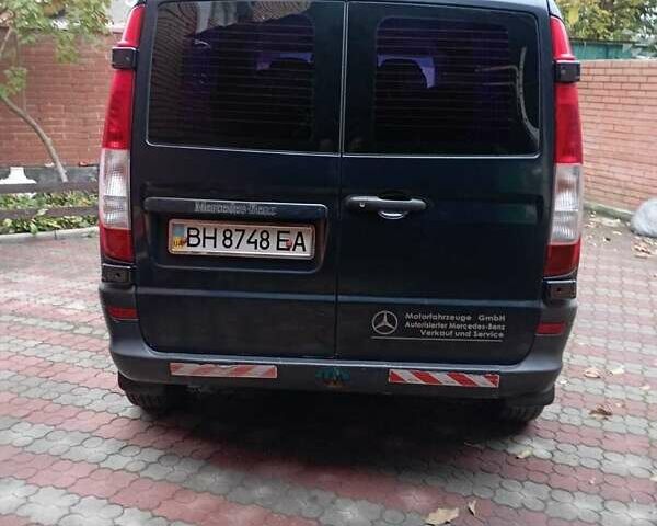 Черный Мерседес Вито, объемом двигателя 2.15 л и пробегом 230 тыс. км за 8000 $, фото 5 на Automoto.ua