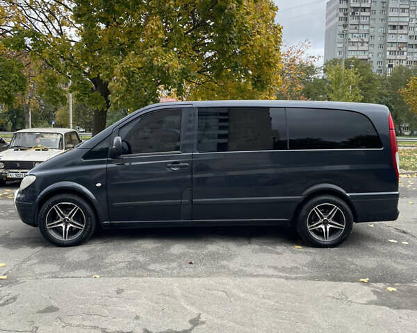Черный Мерседес Вито, объемом двигателя 2.15 л и пробегом 438 тыс. км за 7900 $, фото 3 на Automoto.ua