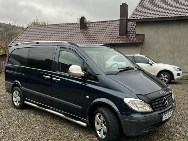 Черный Мерседес Вито, объемом двигателя 2.1 л и пробегом 371 тыс. км за 5900 $, фото 4 на Automoto.ua