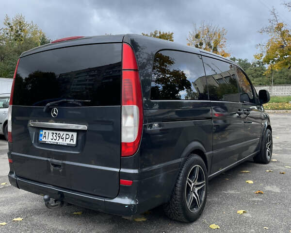 Черный Мерседес Вито, объемом двигателя 2.15 л и пробегом 438 тыс. км за 7900 $, фото 5 на Automoto.ua