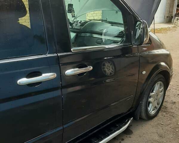 Черный Мерседес Вито, объемом двигателя 2.15 л и пробегом 420 тыс. км за 8500 $, фото 17 на Automoto.ua