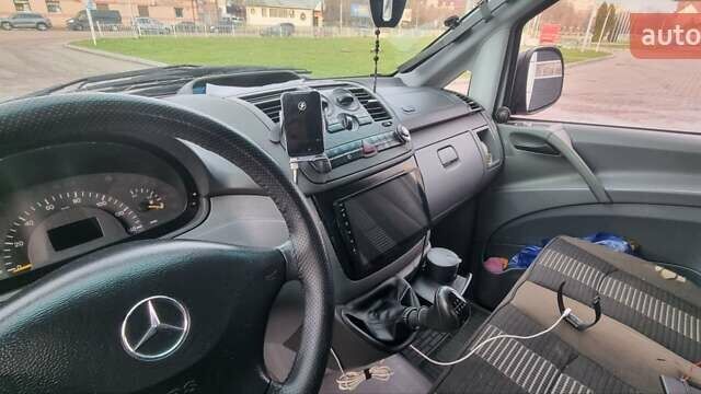 Черный Мерседес Вито, объемом двигателя 2.15 л и пробегом 470 тыс. км за 6750 $, фото 13 на Automoto.ua